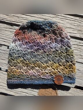 Artisan Handmade Crochet "Herbs and Spices" Beanie Hat